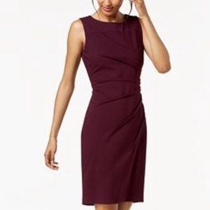 Plum Sunburst Calvin Klein Sheath Dress!